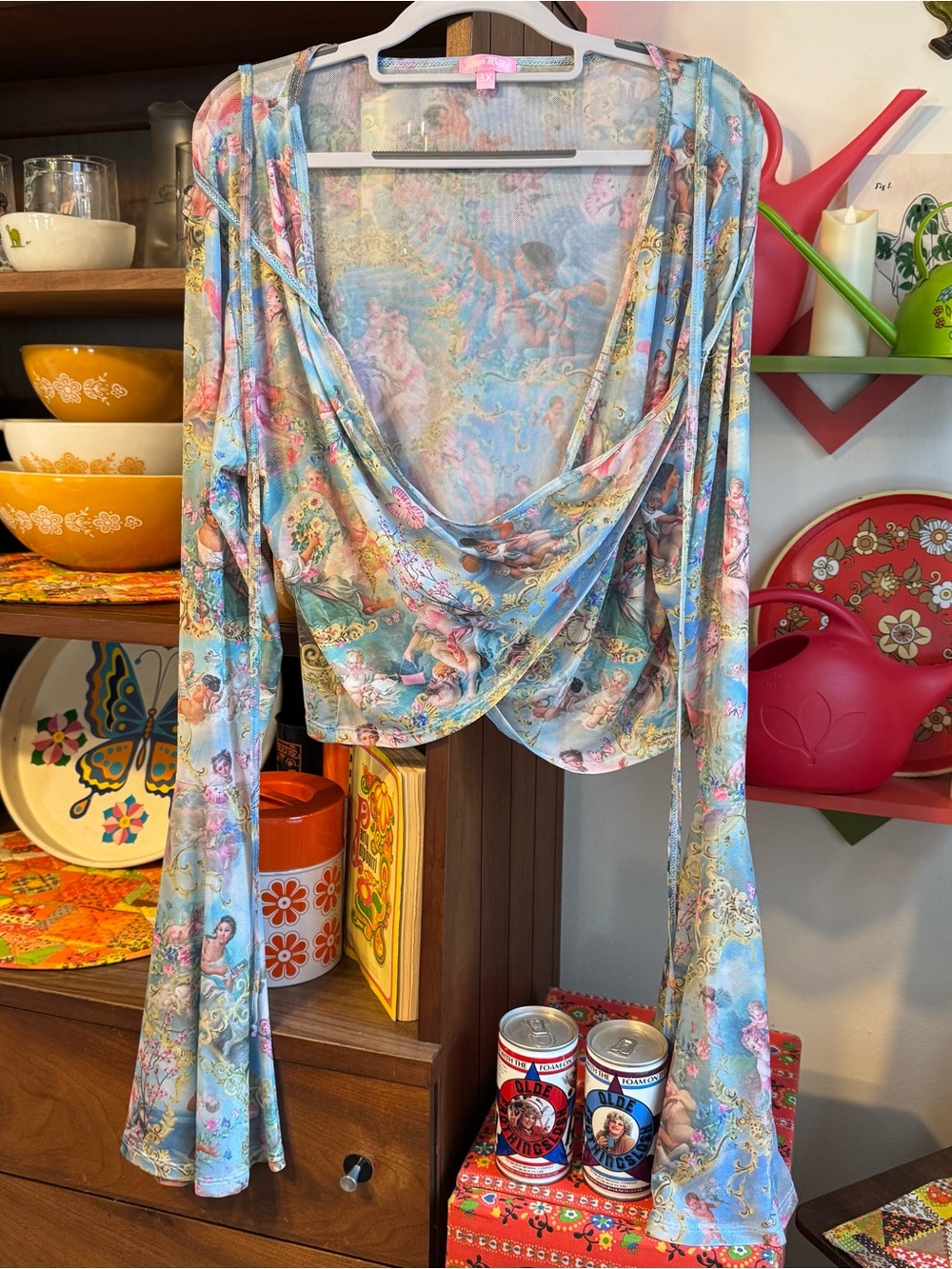 Sugar Thrillz Renaissance Wrap Top